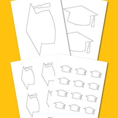 Graduation Cap Template | AllFreeKidsCrafts.com