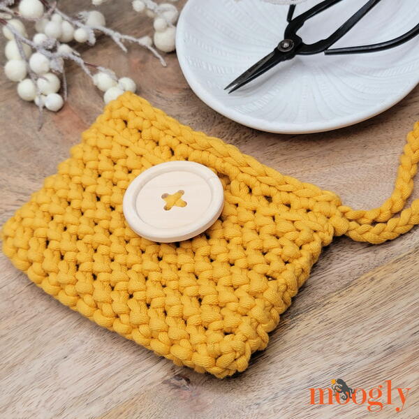 Casual Crochet Pouch