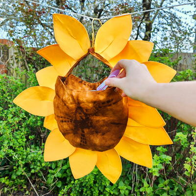 Sunflower Peg Bag