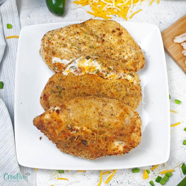 Air Fryer Jalapeno Cream Cheese Chicken Breast