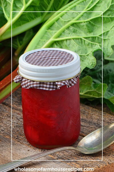 How To Make Small Batch Rhubarb Jam Recipe 