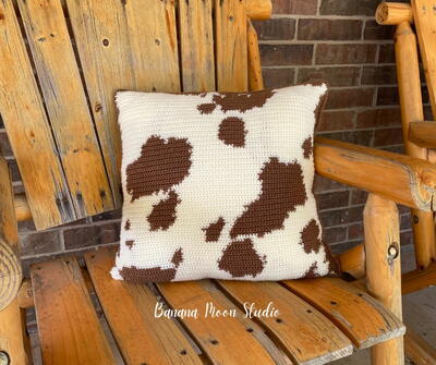Cowhide Pillow