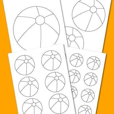 Beach Ball Template