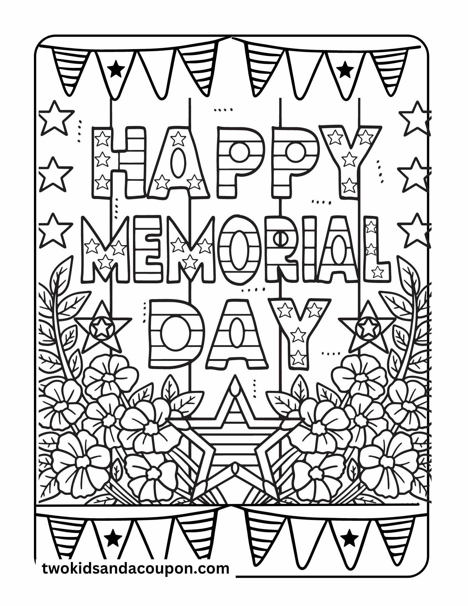 Memorial Day Coloring Pages