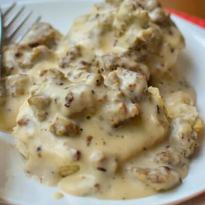 Homemade Biscuits And Gravy