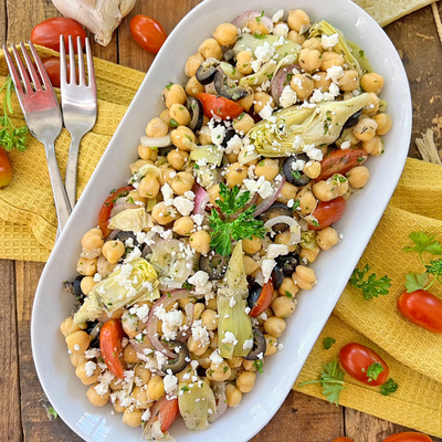 The Best-ever Mediterranean Chickpea Salad | Healthy & Delicious Recipe