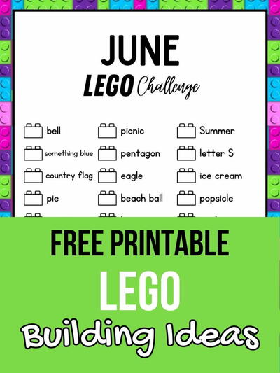 June Lego Building Challenge Ideas