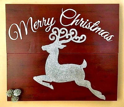 Shabby Chic Holiday Sign