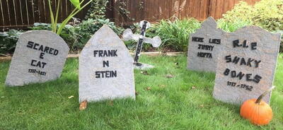 Easy Diy Halloween Tombstones And Gravestones