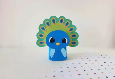 Toilet Paper Roll Peacock