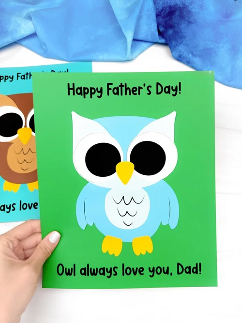 Father's Day Owl Craft | AllFreeKidsCrafts.com