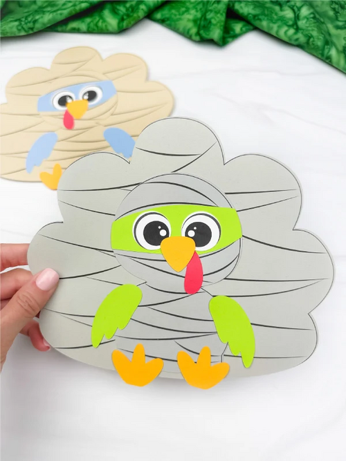 Disguise A Turkey Mummy Craft