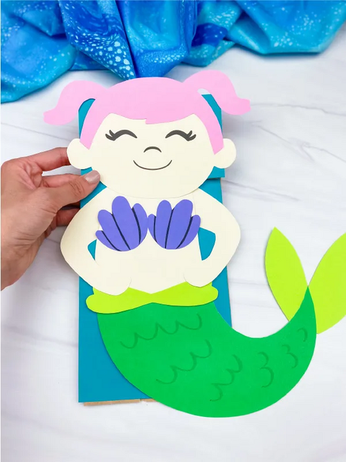 Mermaid Paper Bag Craft