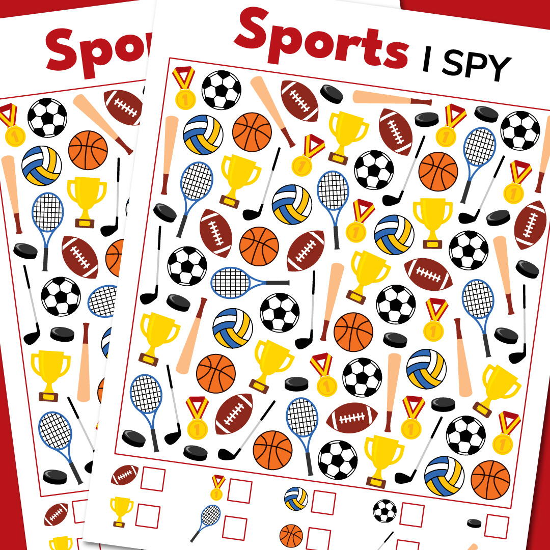Sports I Spy AllFreeKidsCrafts com