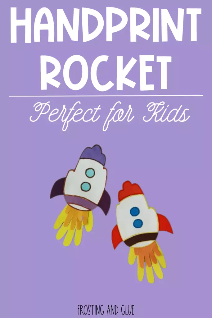 Handprint Rocket Craft | FaveCrafts.com