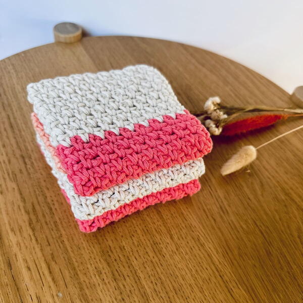 Moss Stitch Washcloth