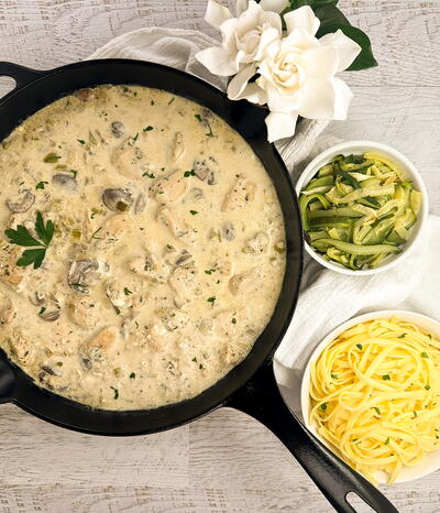 Chicken And Mushroom Stroganoff