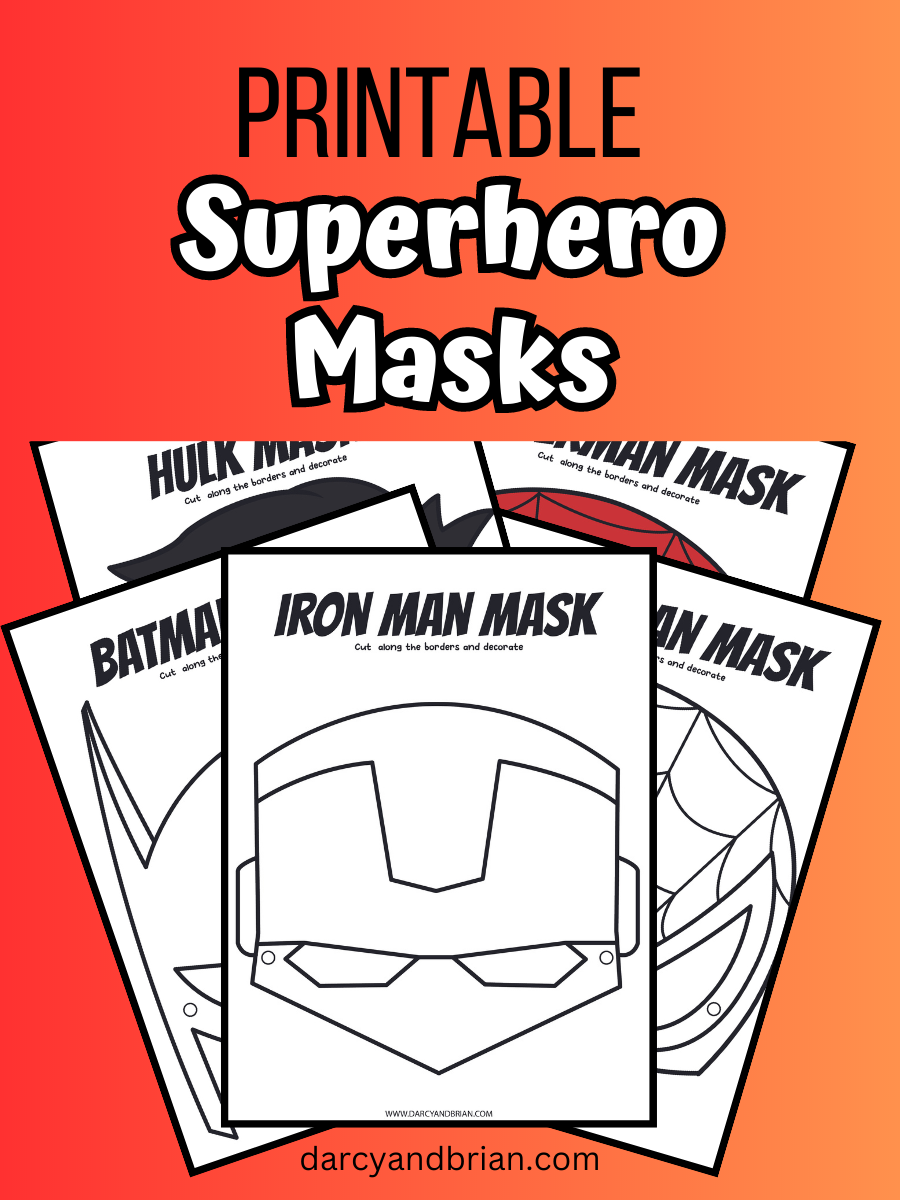 Printable Superhero Masks AllFreePaperCrafts Com