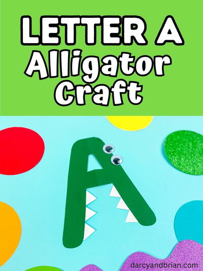 Letter A Alligator Craft
