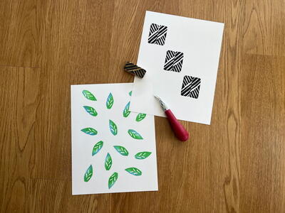 Printmaking Basics: How To Make Diy Stamps Out Of Rubber Erasers