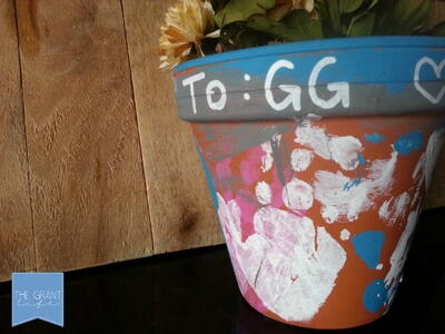 Mothers Day Crafts: Handpainted Flower Pots For Mother’s Day