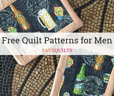 40+ Free Quilt Patterns for Men
