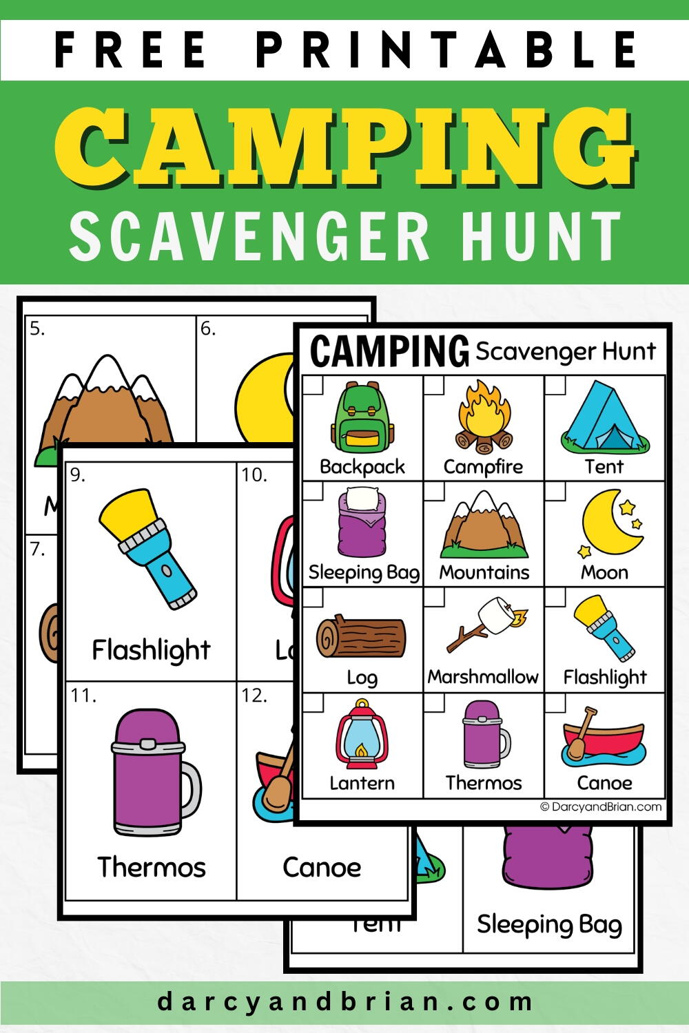 Camping Scavenger Hunt | FaveCrafts.com