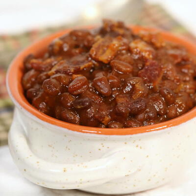 Sweet And Spicy Baked Beans