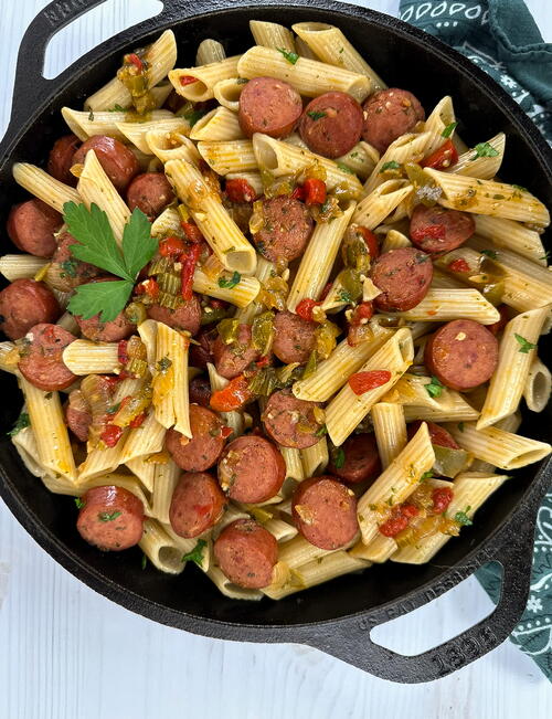 Cajun Sausage Pasta 