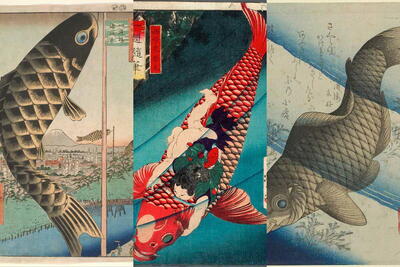 Free Vintage Japanese Fish Illustrations