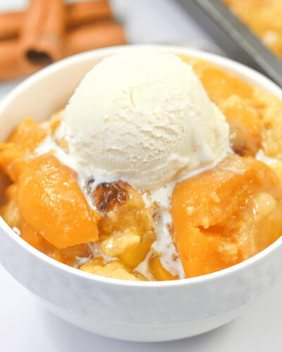 Peach Cobbler With Cake Mix