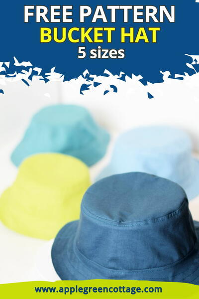 The Best Free Bucket Hat Pattern In 5 Sizes!