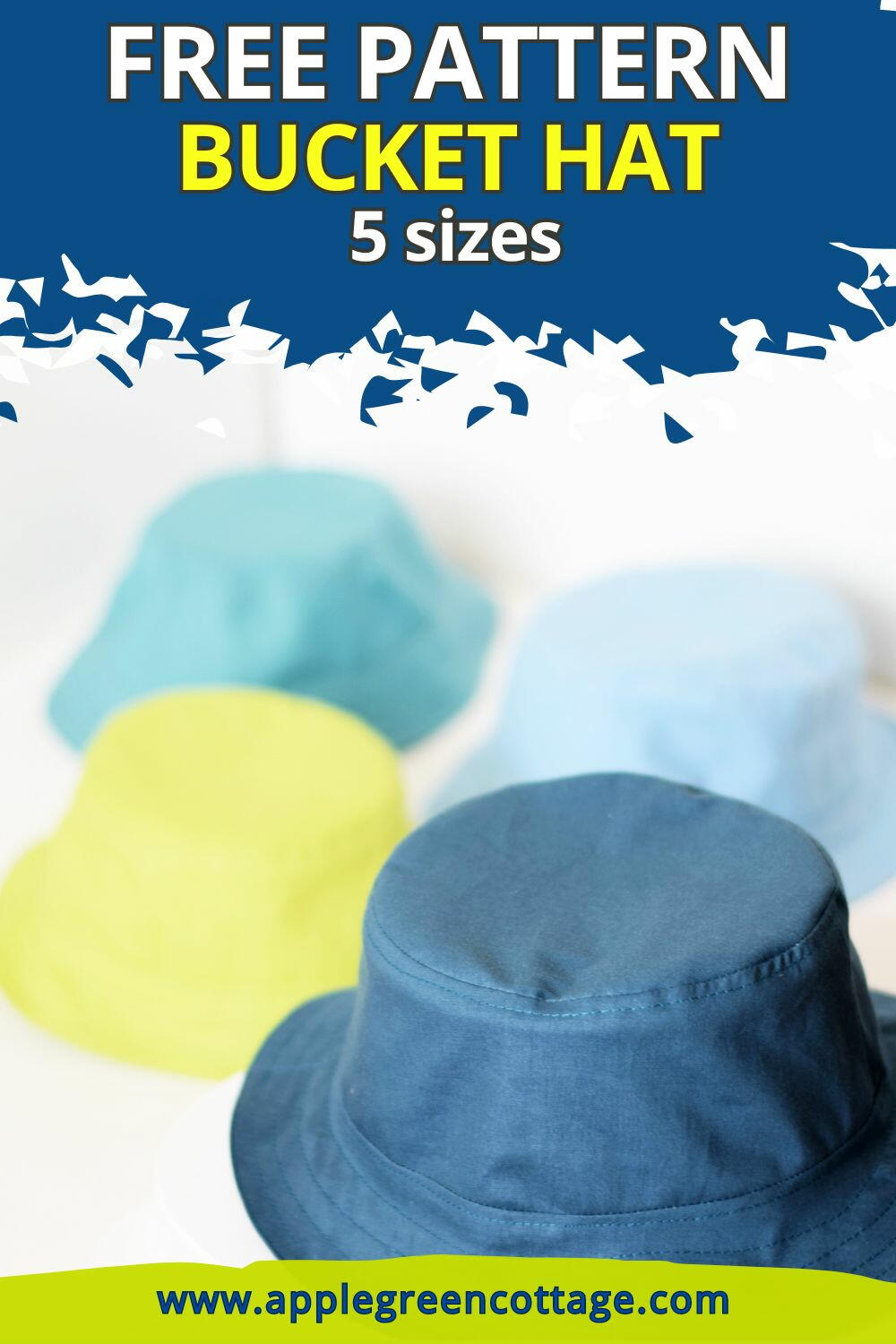 The Best Free Bucket Hat Pattern In 5 Sizes! | AllFreeSewing.com