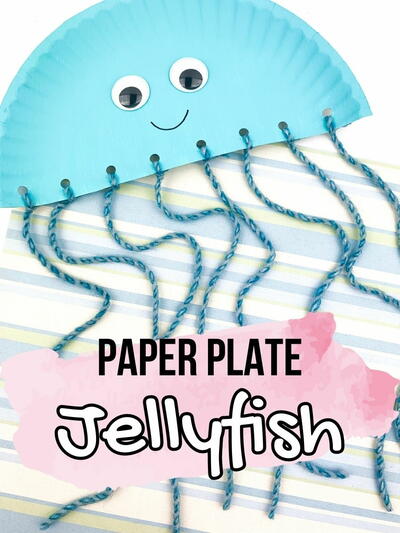 Jellyfish Paper Plate Craft