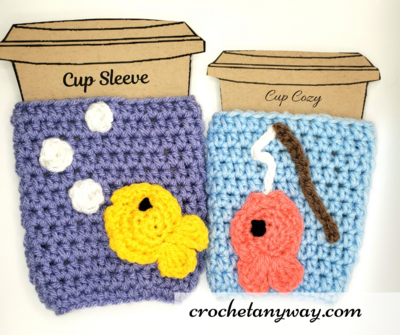 Gone Fishing Coffee Cup Cozy