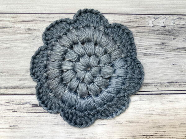 Puff Stitch Crochet Face Scrubby