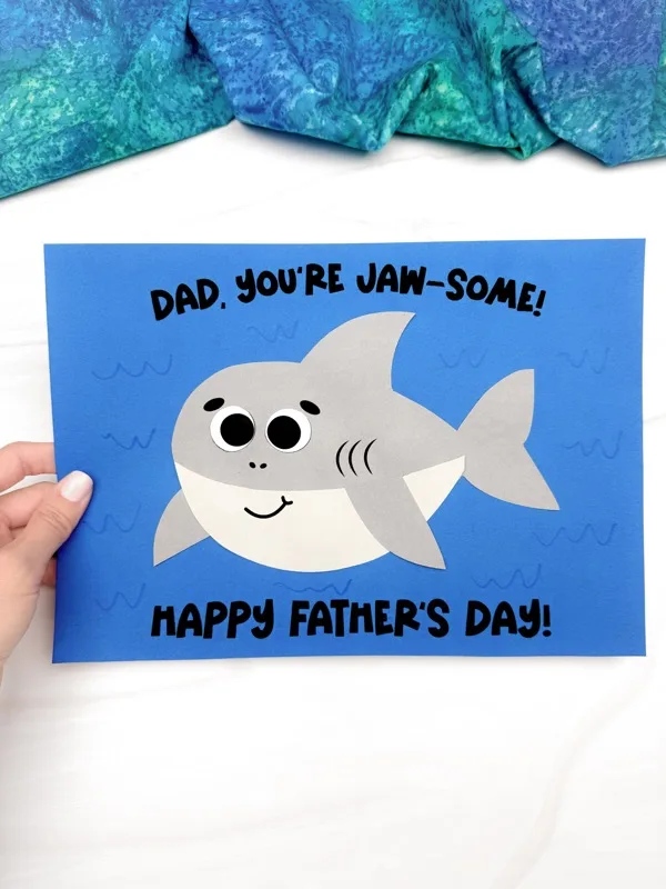 Shark Father's Day Craft | AllFreePaperCrafts.com