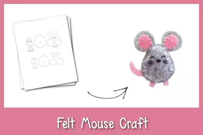 Craft Your Own Adorable Felt Mouse: A Fun And Easy Diy Project