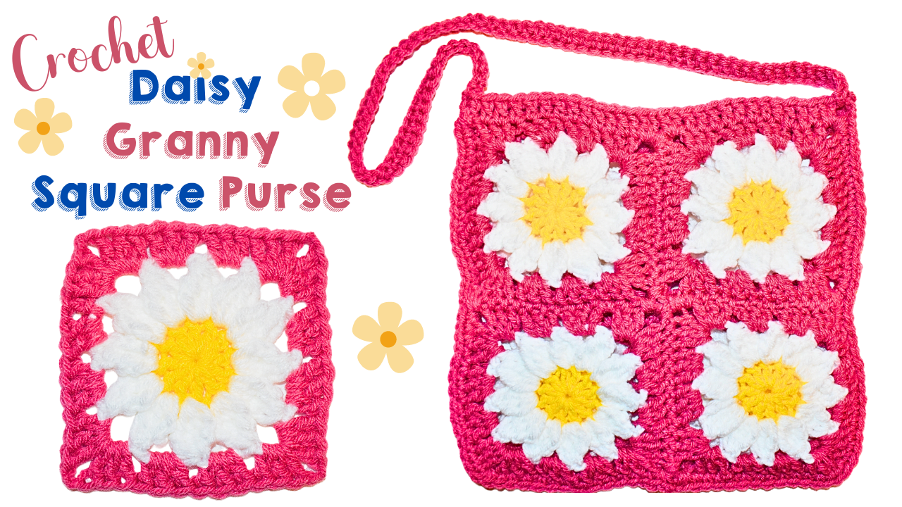 Crochet A Daisy Granny Square Bag 