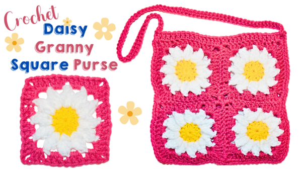 Crochet A Daisy Granny Square Bag