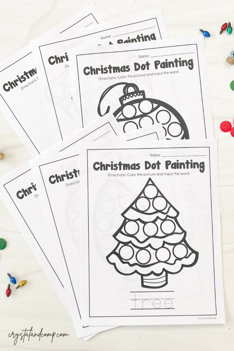 Christmas Dot Marker Printables 