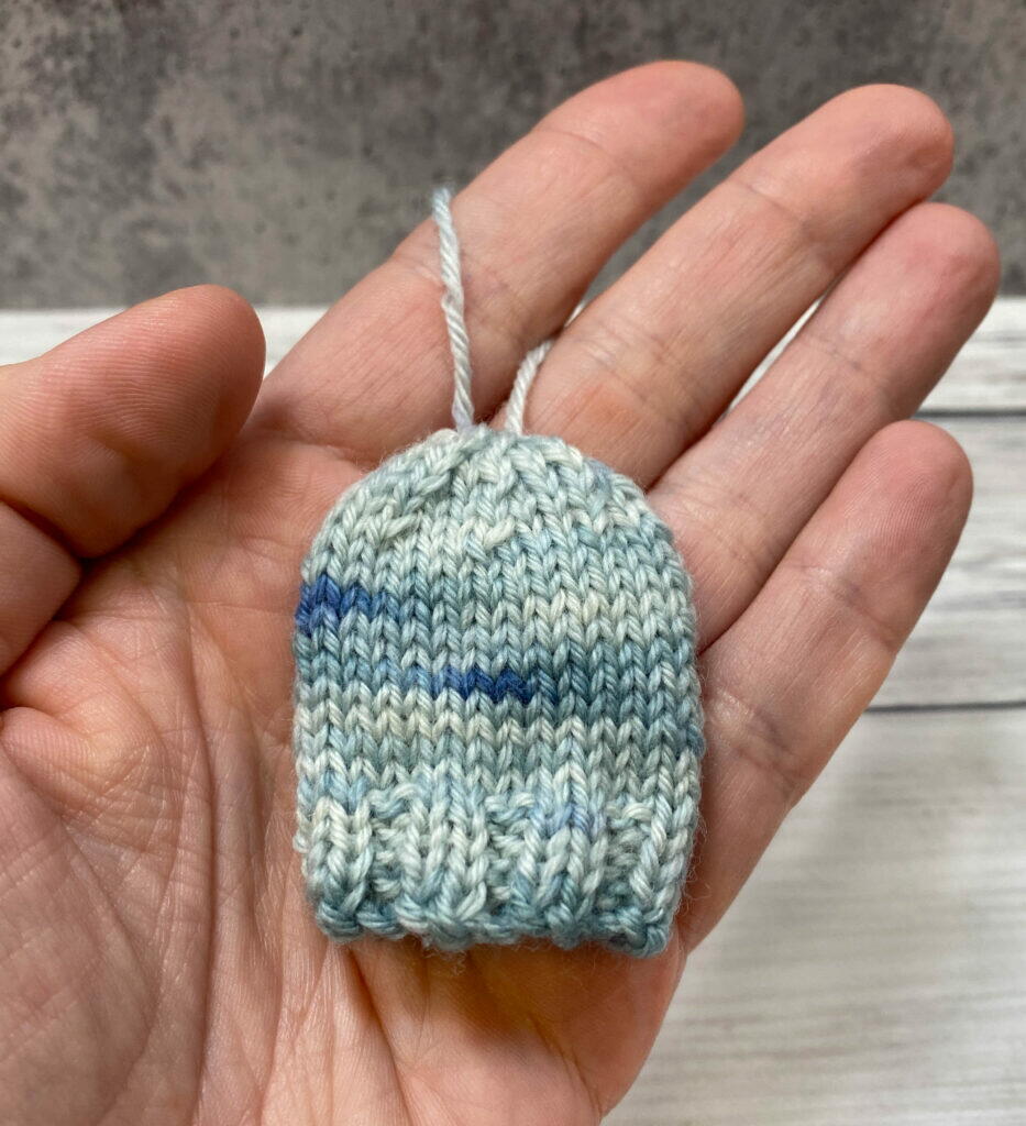 Knit Hat Ornament 