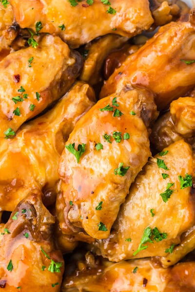 Bbq Chicken Wings (in The Slow Cooker!)