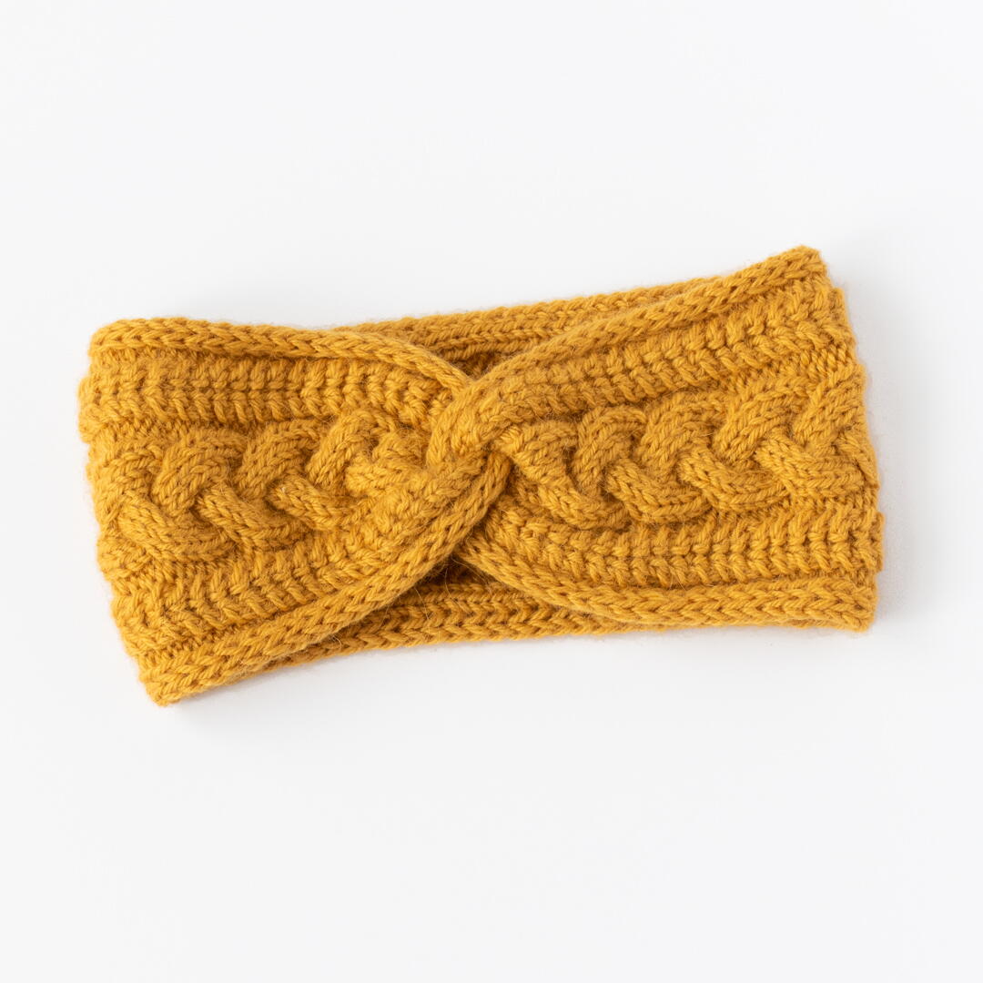 Mimosa Headband | AllFreeKnitting.com