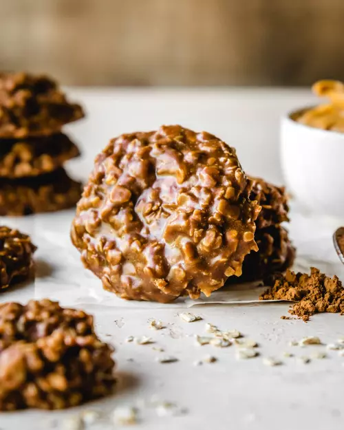 Chocolatey Peanut Buttery Cookies