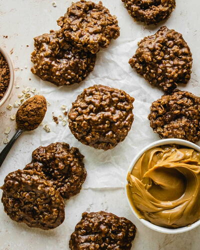 Chocolatey Peanut Buttery Cookies