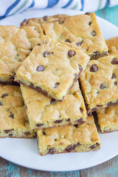 Cake Mix Chocolate Chip Cookie Bars