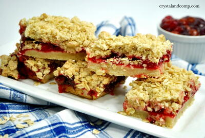 Cherry Pie Crumb Bars