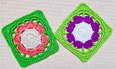Easy Crochet Afghan Flower Granny  Square