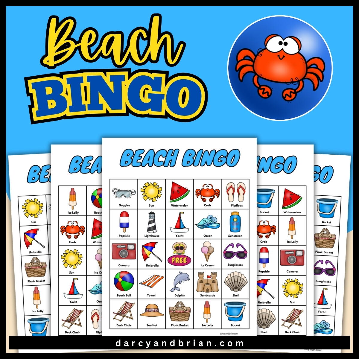 beach-bingo-game-allfreekidscrafts-com for Free Printable Beach Bingo Cards Beach Bingo Game | AllFreeKidsCrafts.com for Free Printable Beach Bingo Cards